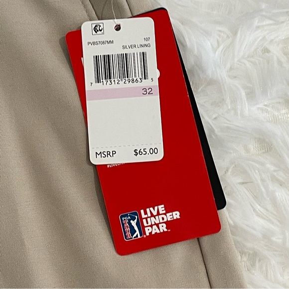 PGA Tour Shorts Men’s Size 32 khaki, golf shorts - Picture 7 of 7